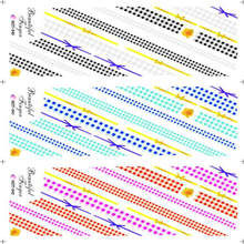 HOT040-042 Water Nail Sticker