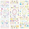 HOT235-237 Different Shape Water Nail Sticker
