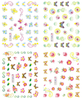 Flower Water Nail Sticker