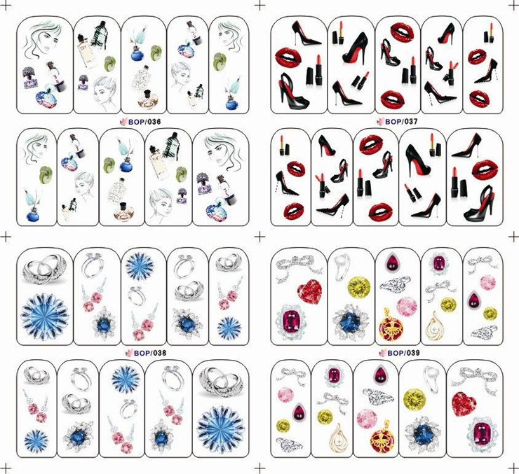 Water Nail Sticker(Single Or 4 in 1)