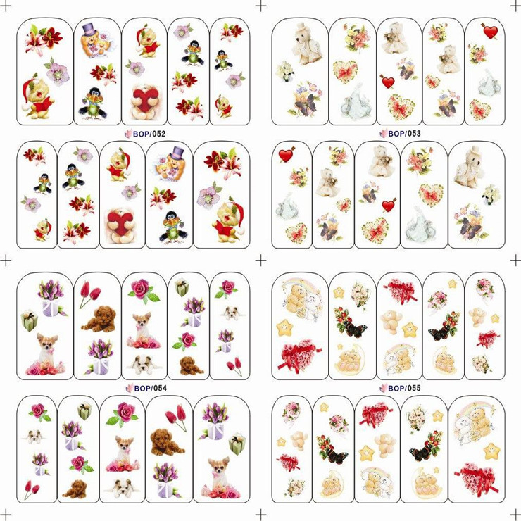 Water Nail Sticker(Single Or 4 in 1)