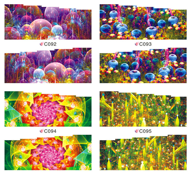 C092-095 Beautiful Water Nail Sticker