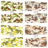 C124-127 Camouflage Water Nail Sticker