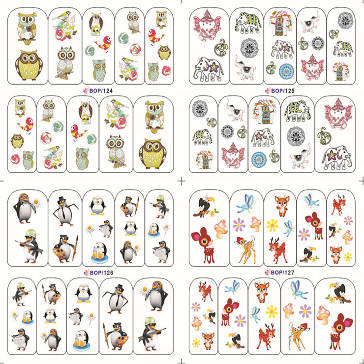 Water Nail Sticker(Single Or 4 in 1)