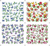 C001-004 Flowers And Butterflies Water Nail Sticker
