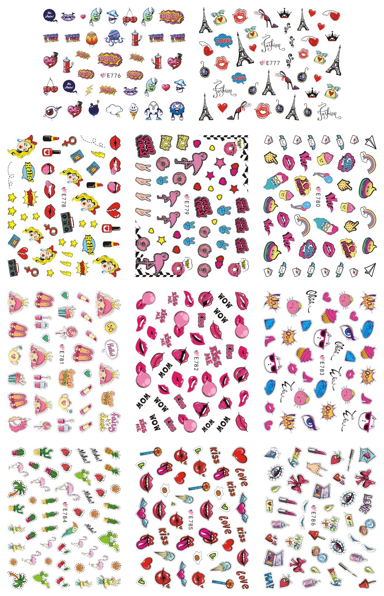 E776-786 个性卡通元素