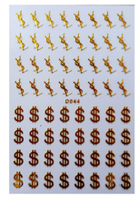 D044 Brand Logo 3D Nail Art Sticker 