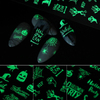 CY010-018 Glow In Dark Halloween Party 3D Nail Sticker