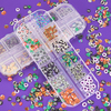 12 Grid Halloween Soft Clay Nail Decoration Polymer Clay