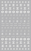 Chanel Brand Logo 3D Nail Art Sticker 5 colors Option