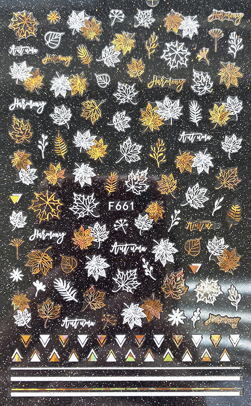F661 Gold and White