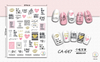 CA647 Word Self-adhesive Nail Art Sticker