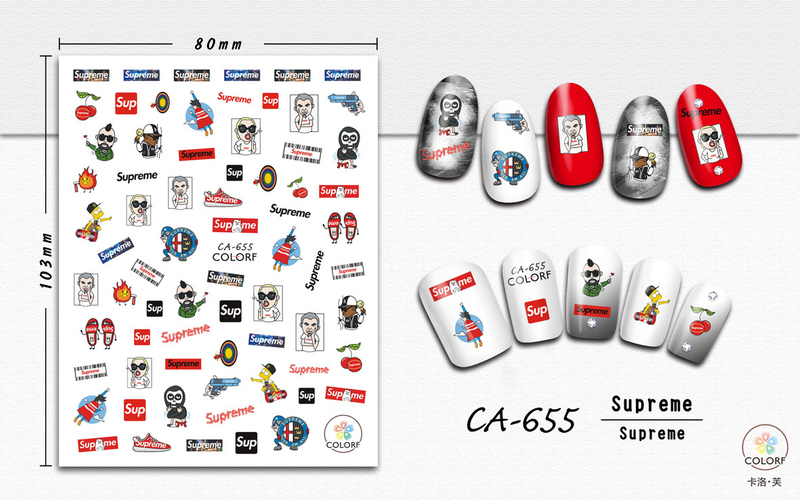 CA655 Supreme Self-adhesive Nail Art Sticker