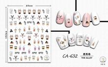 CA632 The Tea Self-adhesive Nail Art Sticker