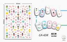 CA638 Japanese Style Self-adhesive Nail Art Sticker