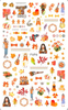 F696 Autumn Fall Season Self-adhesive Nail Art Sticker