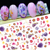 F694 Lavender Flower Self-adhesive Nail Art Sticker