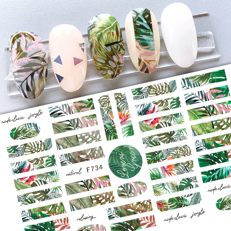 F734 Self-adhesive Nail Sticker 2021 New