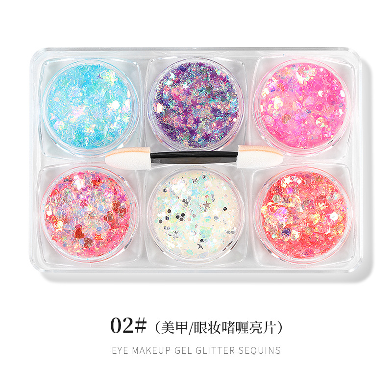 Fairy Eye Symphony Nail Gel Sequins Set