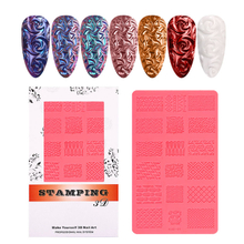 3D Relief Decorating Manicure Tool Nail Art Stamp Silicone Nail Mold