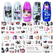 F612 The Autumn Fall season 3D Self Adhesive Nail Art Sticker 