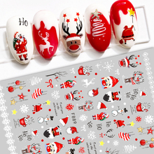 F889-893 Christmas Nail Sticker 2022 New