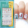 Merry Christmas 5D Embossed Nail Sticker