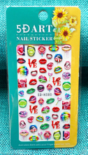 5D Embossed Halloween Nail Sticker