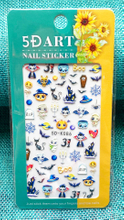 5D Embossed Halloween Nail Sticker