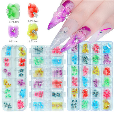 New Arrival Flower Nail Decoration 