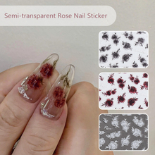 Semi-transparent Butterfly Nail Sticker
