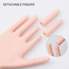 Flexible Silicone Practice Hand Detachable Finger With Replacable Nail Tip