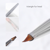 2024 New Triangle Fur Head Nail Gel Painting Pen