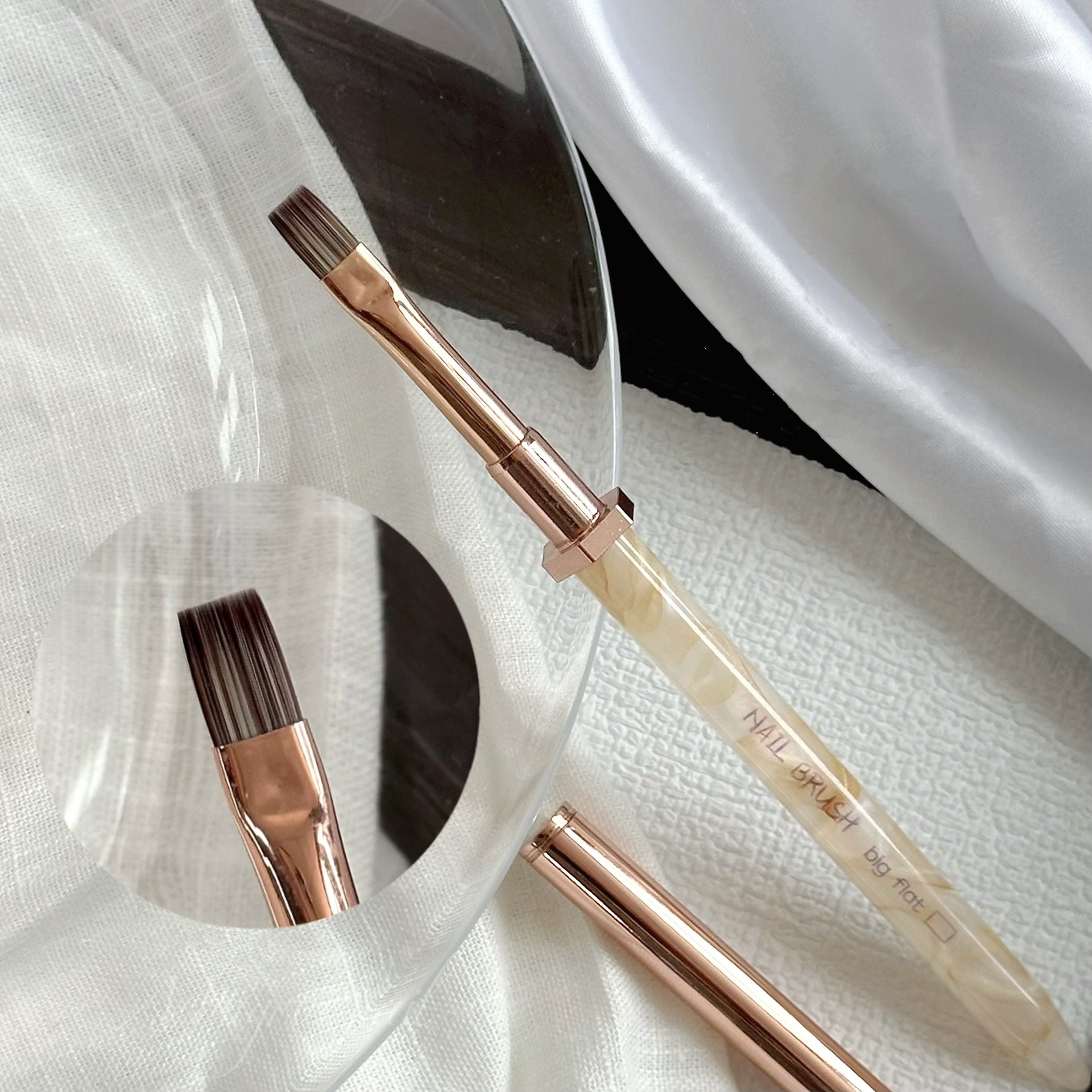 14pcs Gel Polish Painting Pen Nail Liner Brush Brass Handle With Brush Holder 