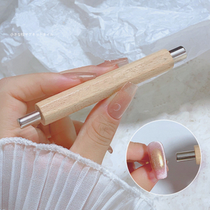Wood Handle Nail Art Magnet Nail DIY Tool