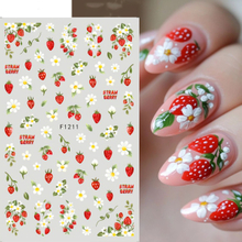 2026 Flower Fruit Cute Nail 3d Sticker