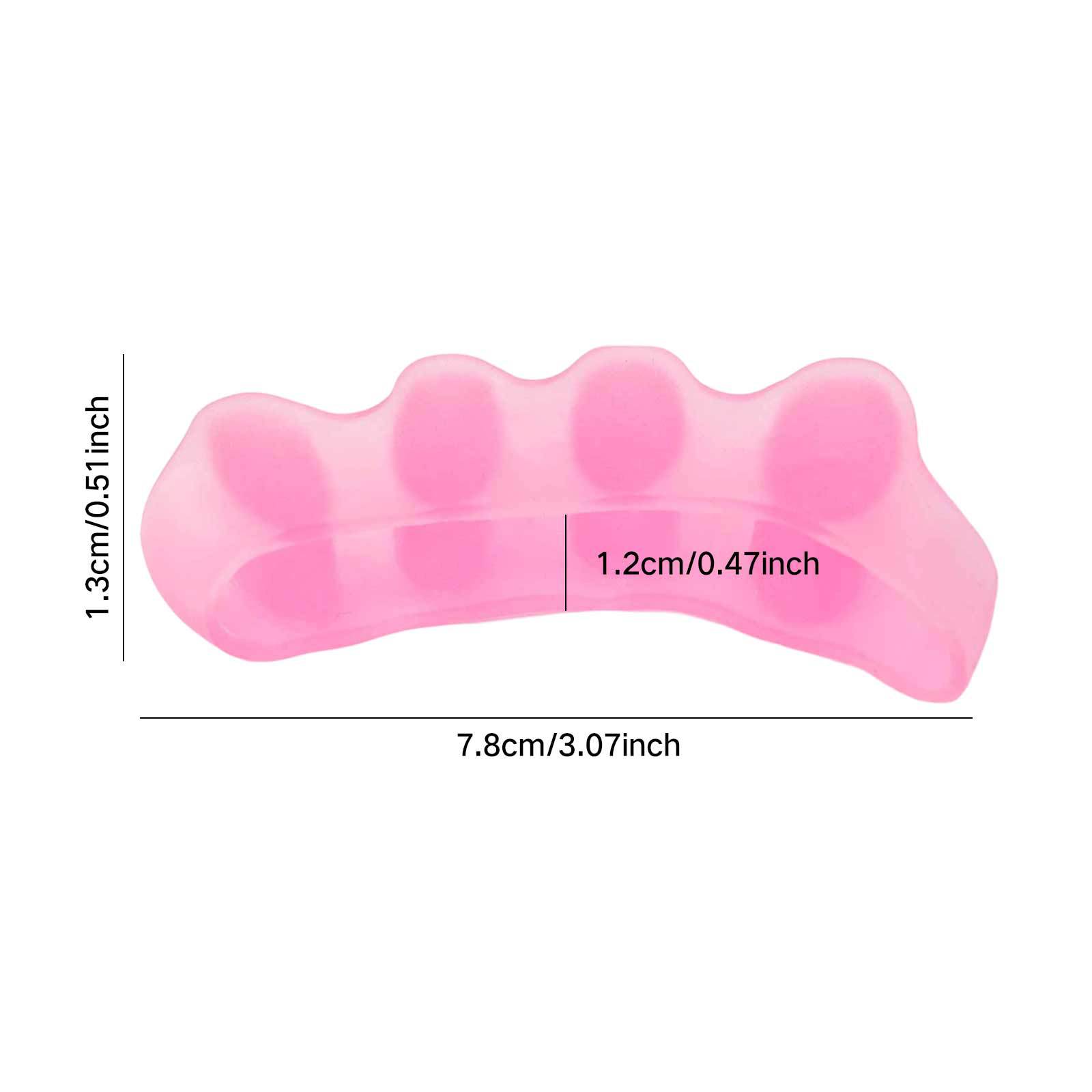 Foot Finger Divider Form Nail Tool Silicone Toe Separator
