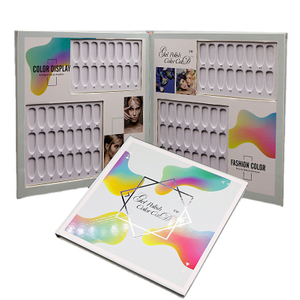 60/80/120 Colors Chart Nail Display Book