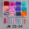 288pcs/box Colorful Dual Nail Form With Edges Inside Nail Tips
