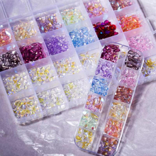 Aurora Diamond Nail Decoration Flatback Nail Rhinestones