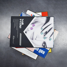 High Quality 300 Colors Nail Acrylic Electroplated Sandblasted Texture Nail Display Inlaid Gel Color Chart Book