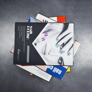 High Quality 300 Colors Nail Acrylic Electroplated Sandblasted Texture Nail Display Inlaid Gel Color Chart Book