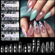 120pcs/box Diamond 3D False Nail Tips