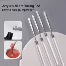 Acrylic Nail Art Tool Stirring Rod Mixing Spatula Liquid Foundation Color Gel Powder Mixing Stick Scraper Makeup Tools