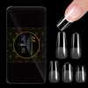  Flat No C Curve Semi-Frosted Soft Gel Tips 480pcs/box High Quality