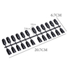 120tips Hollow Nail Gel Polish Display Color Chart Nail Art Tool 