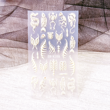 2026 Halloween 5d Embossed Sticker