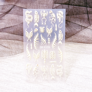 2026 Halloween 5d Embossed Sticker