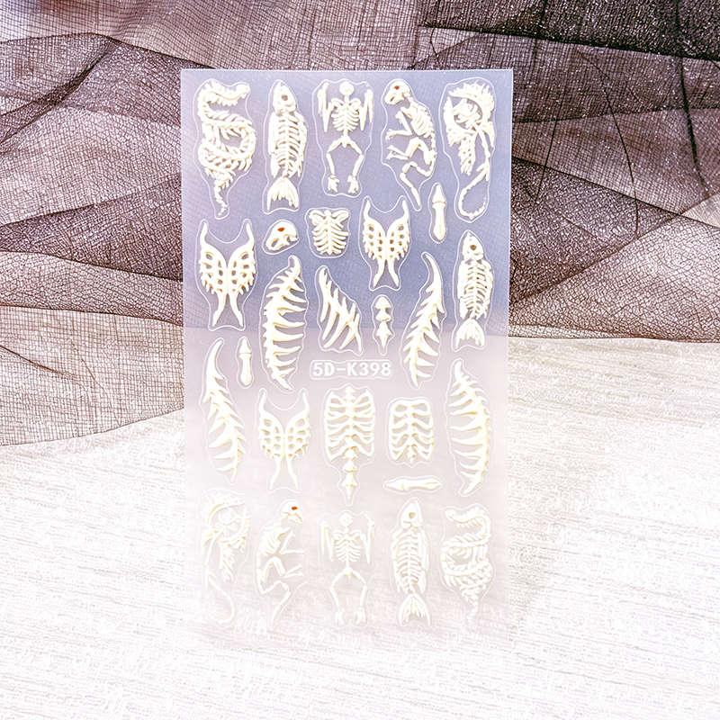 2026 Halloween 5d Embossed Sticker