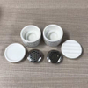 Ceramics Nail Brush Wash Cup With Strainer